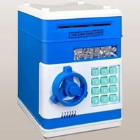 Kids Money Bank Machine (bleu)